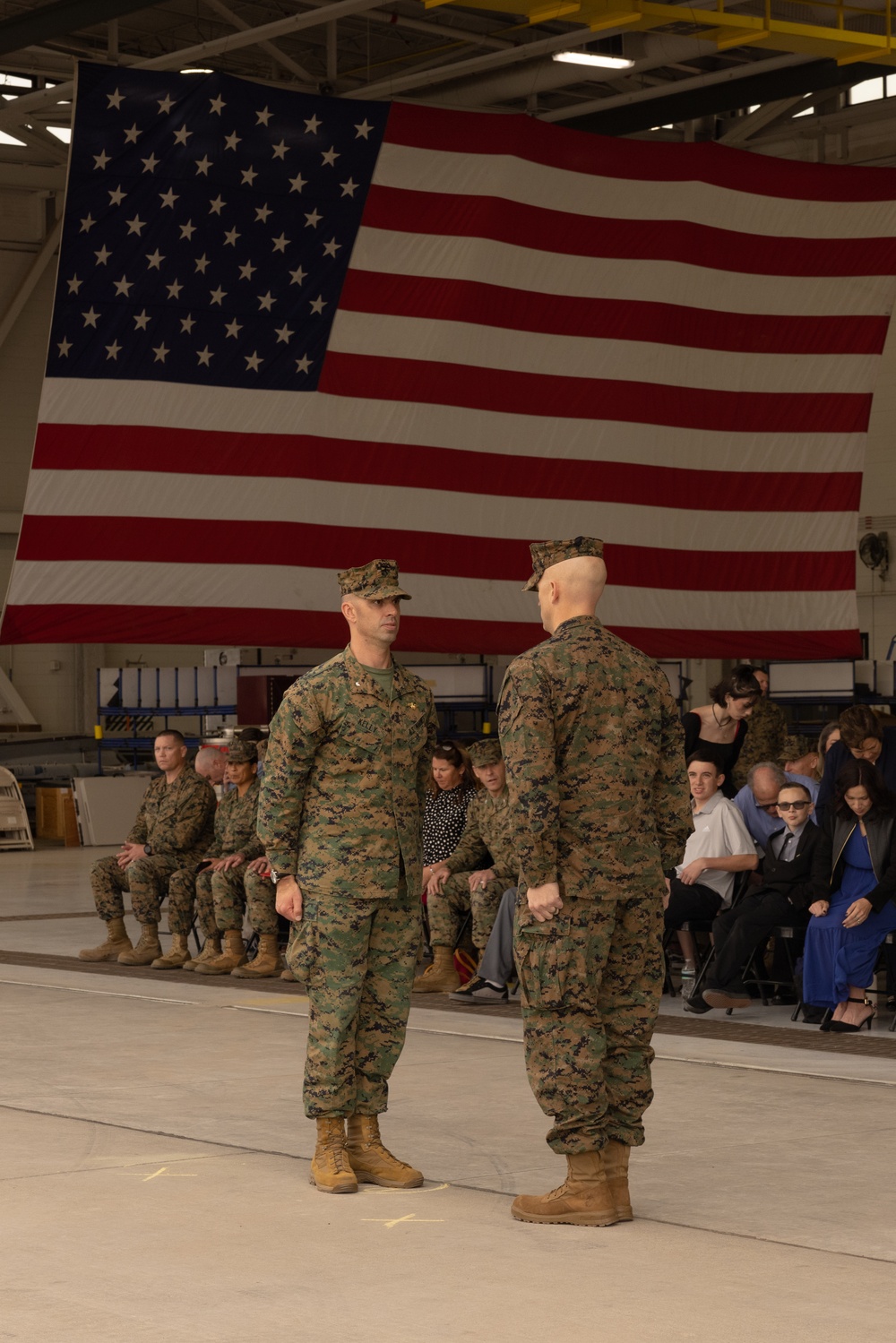 VMFA-214 hosts a change of command ceremony