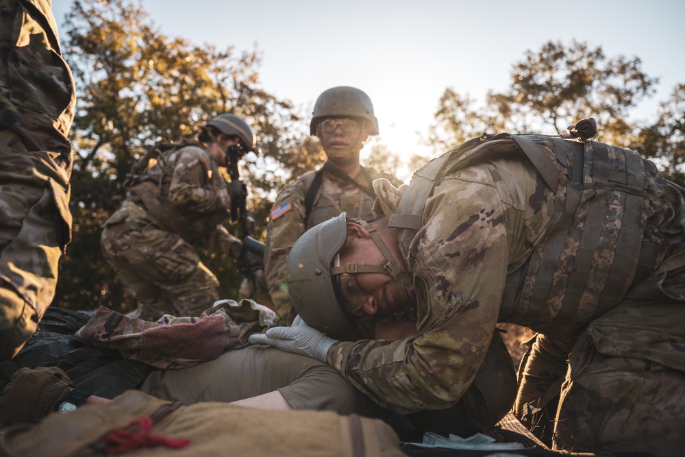 Combat Medic FTX at Camp Bullis