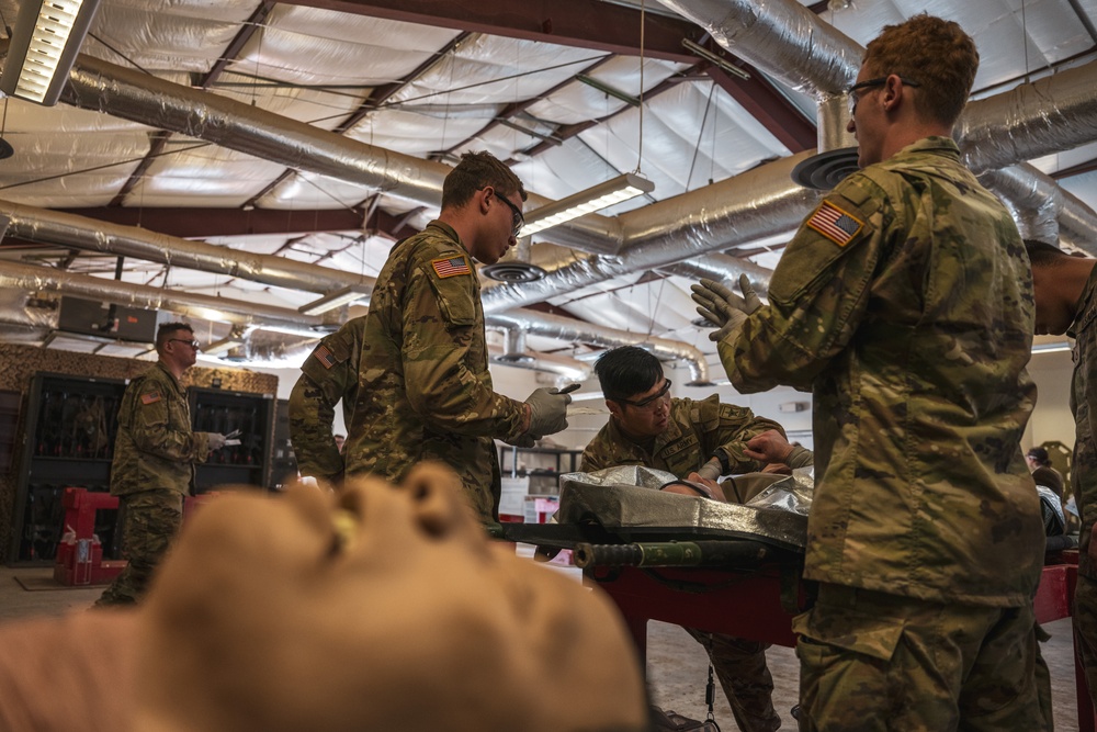 Combat Medic FTX at Camp Bullis