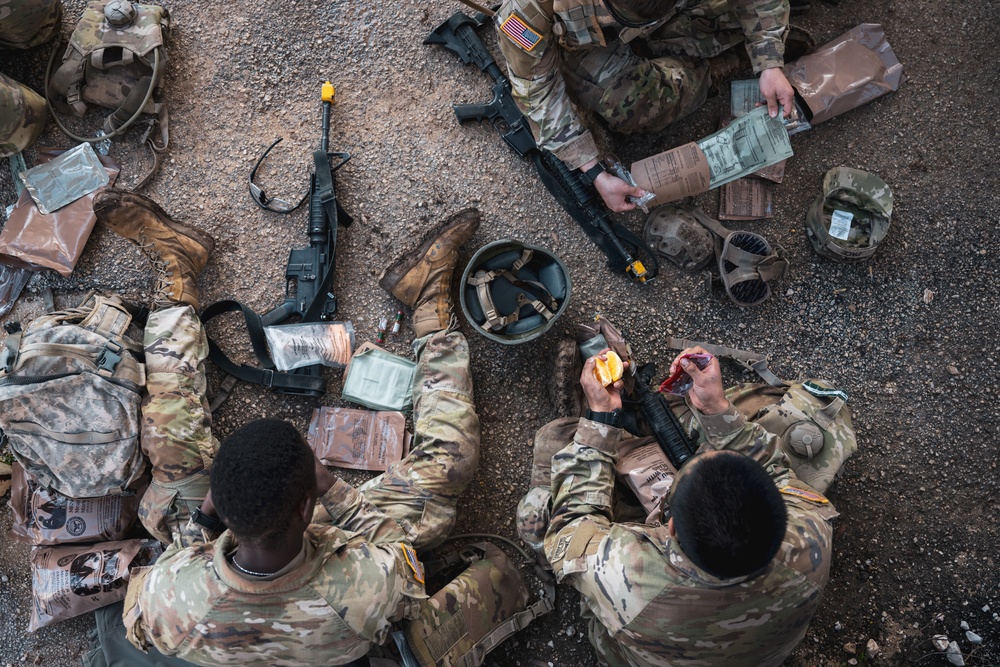 Combat Medic FTX at Camp Bullis