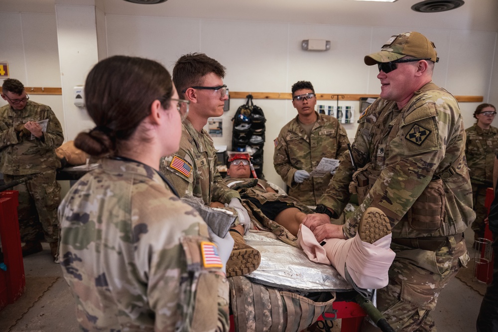 Combat Medic FTX at Camp Bullis