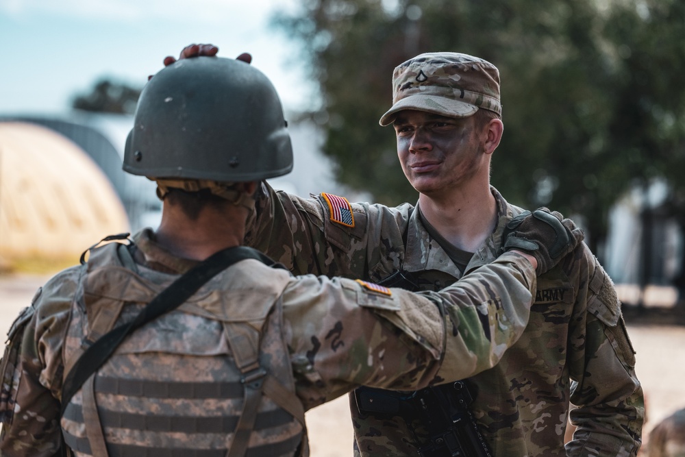 Combat Medic FTX at Camp Bullis