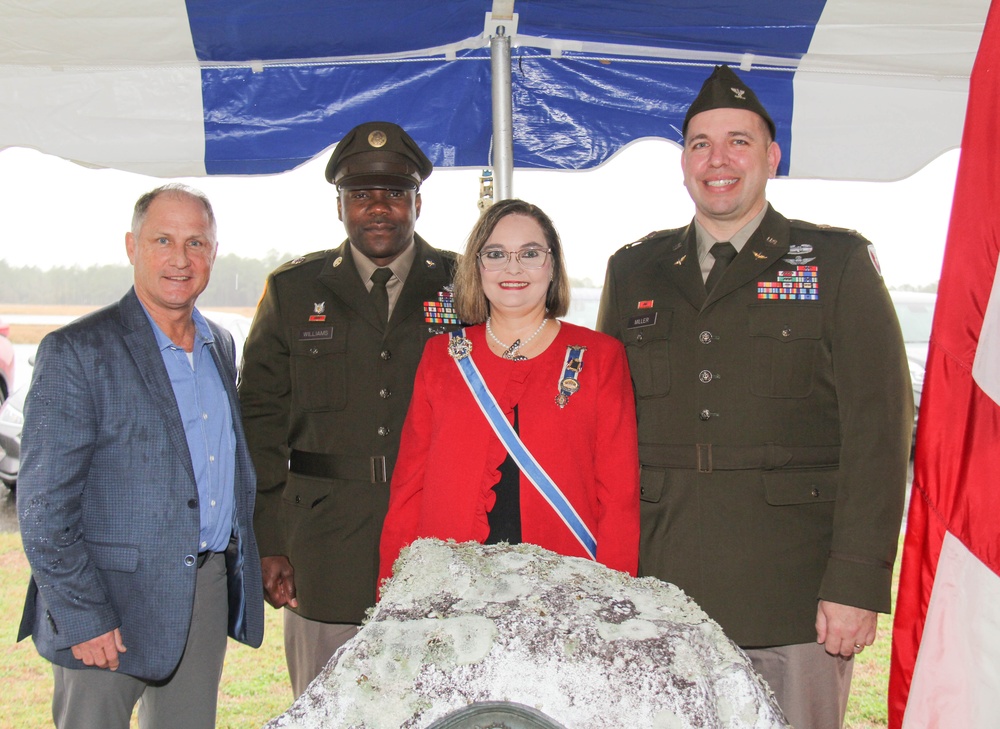 Years-long search ends in ceremony honoring stagefield’s namesake at Fort Novosel