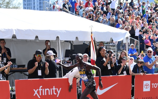 SSG Leonard Korir of Army WCAP finishes third in U.S. Olympic Marathon Trials