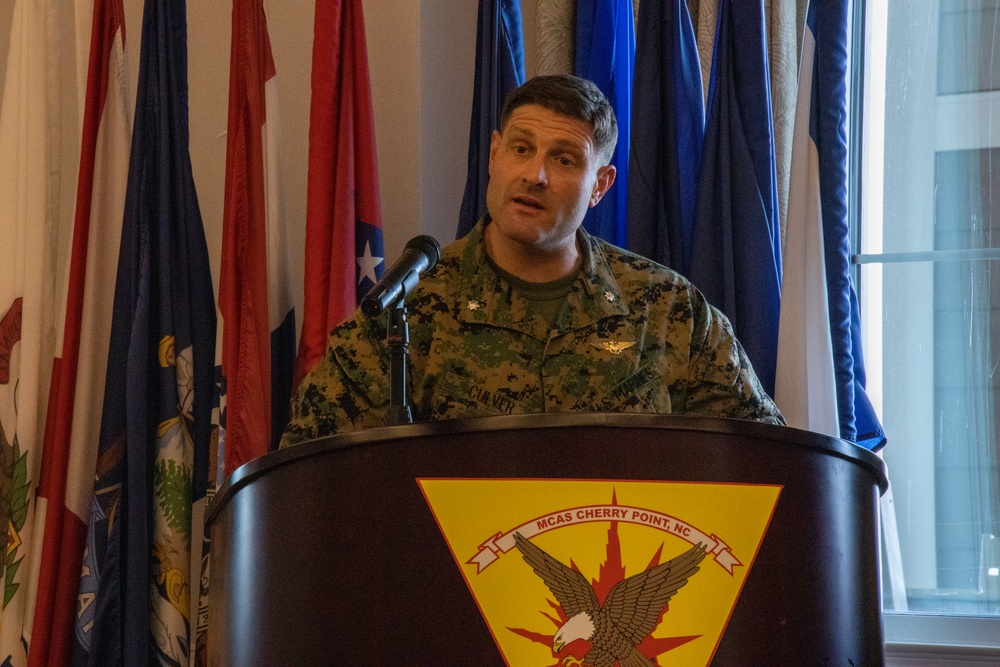 Marine Aerial Refueler Transport Squadron (VMGR) 252 relief and appointment ceremony