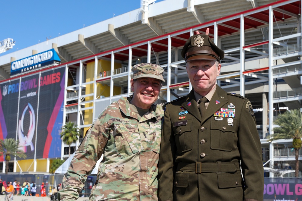 U.S. Army Soldiers Recognized at 2024 NFL Pro Bowl