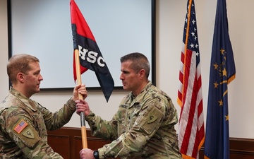 38th Infantry Division Headquarters Support Company commander change of command ceremony