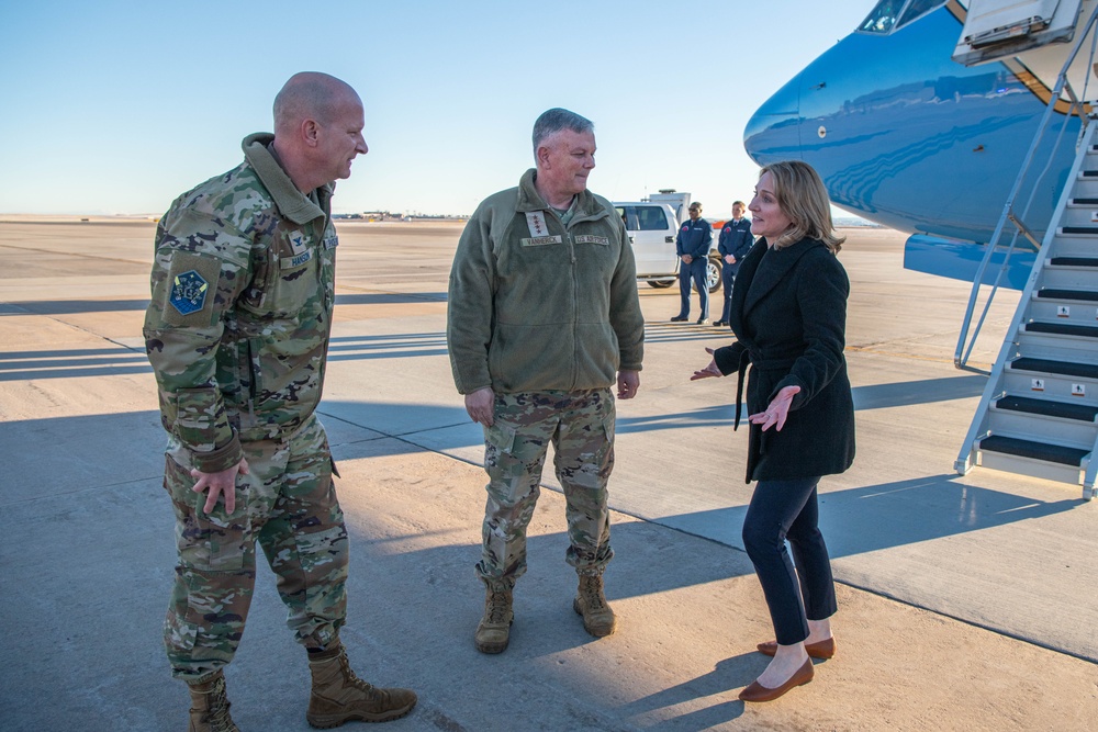 DSD Hicks Arrives at Peterson SFB for NORAD Change of Command Ceremony