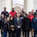 Members of the Washington Nationals Visit Arlington National Cemetery