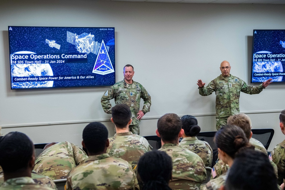 SpOC Commander visits Vandenberg Space Force Base