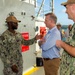 Under Secretary of the Navy Visits Frank Cable