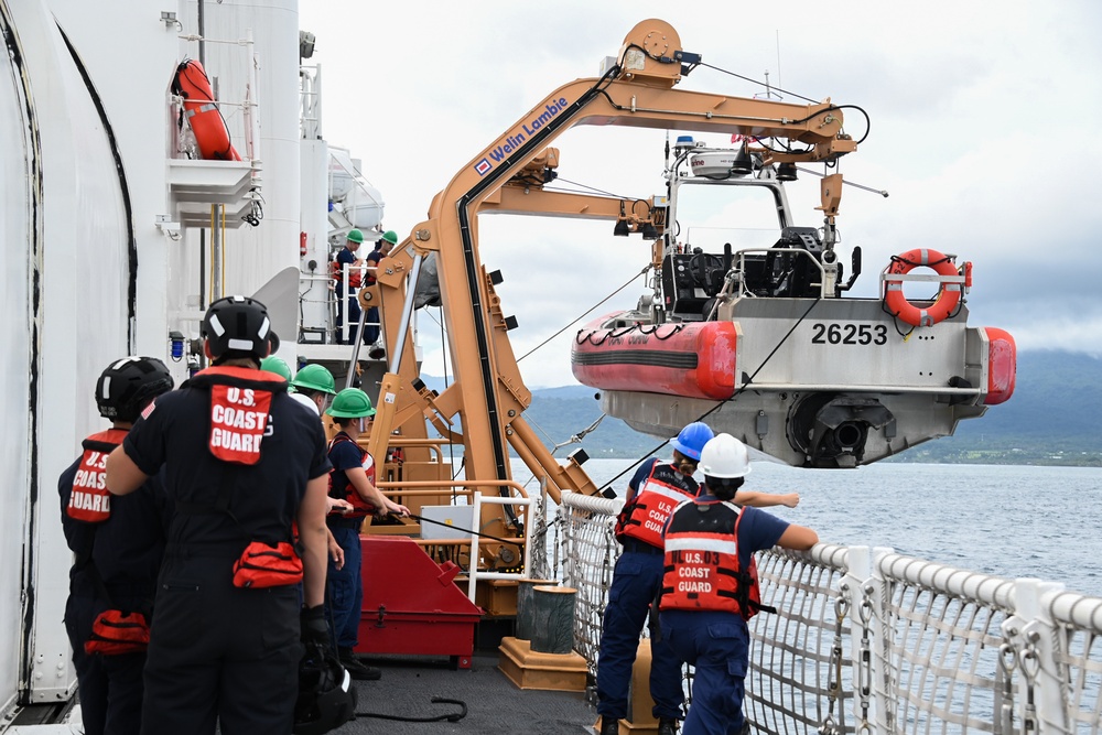 U.S. Coast Guard Cutter Harriet Lane, Samoan shipriders conduct boardings