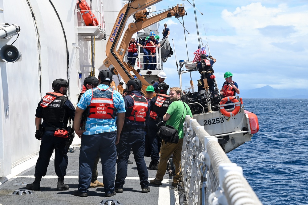 U.S. Coast Guard Cutter Harriet Lane, Samoan shipriders conduct boardings