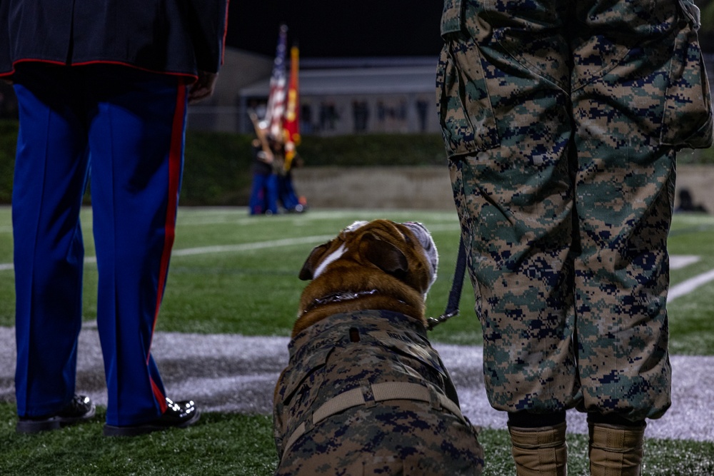 Pfc. Bruno Visits the Orange County High School North-South All-Star Game