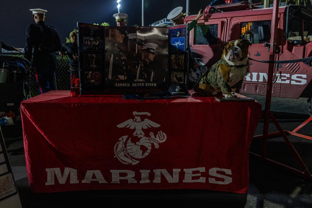 Pfc. Bruno Visits the Orange County High School North-South All-Star Game