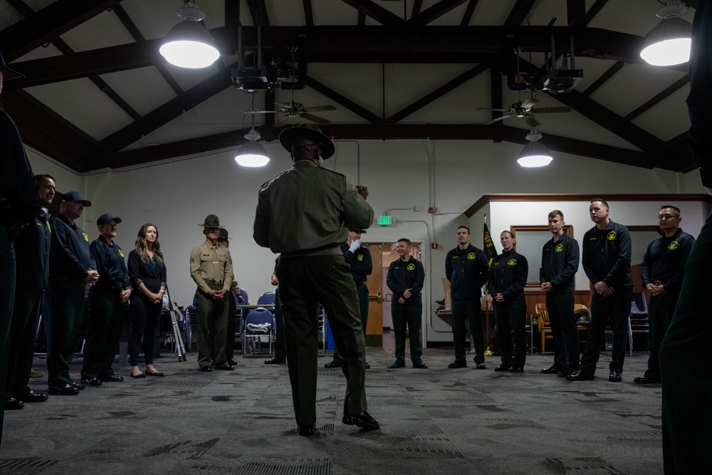 MCRD San Diego hosts USFS Honor Guard