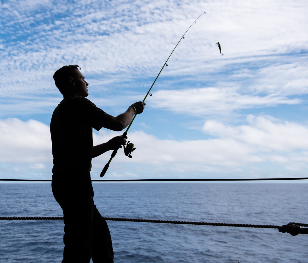 USS America (LHA 6) Fish Call