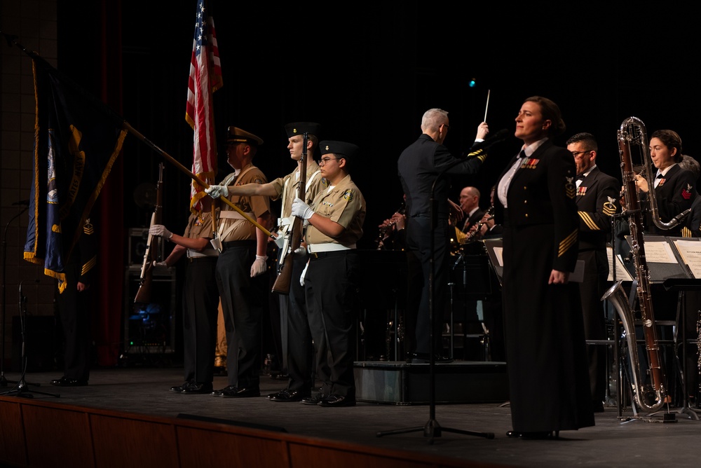 United States Navy Band performs at Cedar Park High School Performing Arts Center