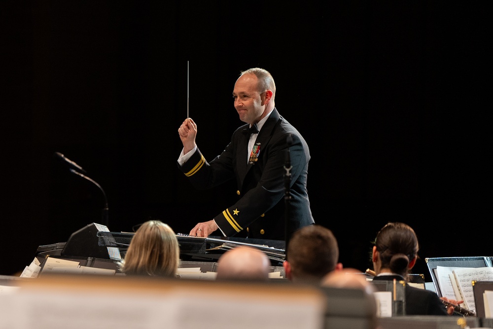 United States Navy Band performs at Cedar Park High School Performing Arts Center