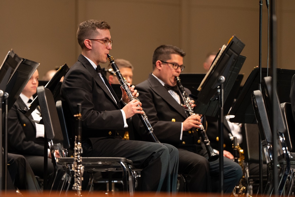 United States Navy Band performs at Cedar Park High School Performing Arts Center