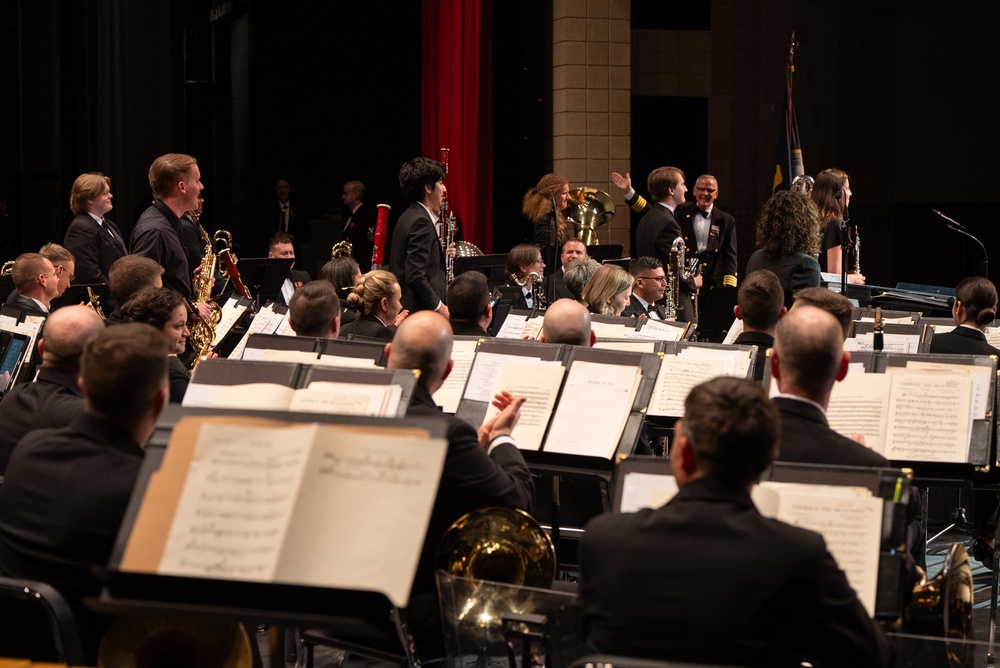 United States Navy Band performs at Cedar Park High School Performing Arts Center