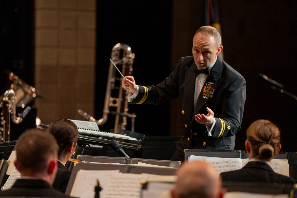 United States Navy Band performs at Cedar Park High School Performing Arts Center