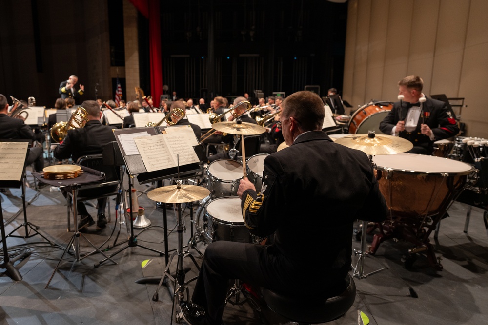 United States Navy Band performs at Cedar Park High School Performing Arts Center