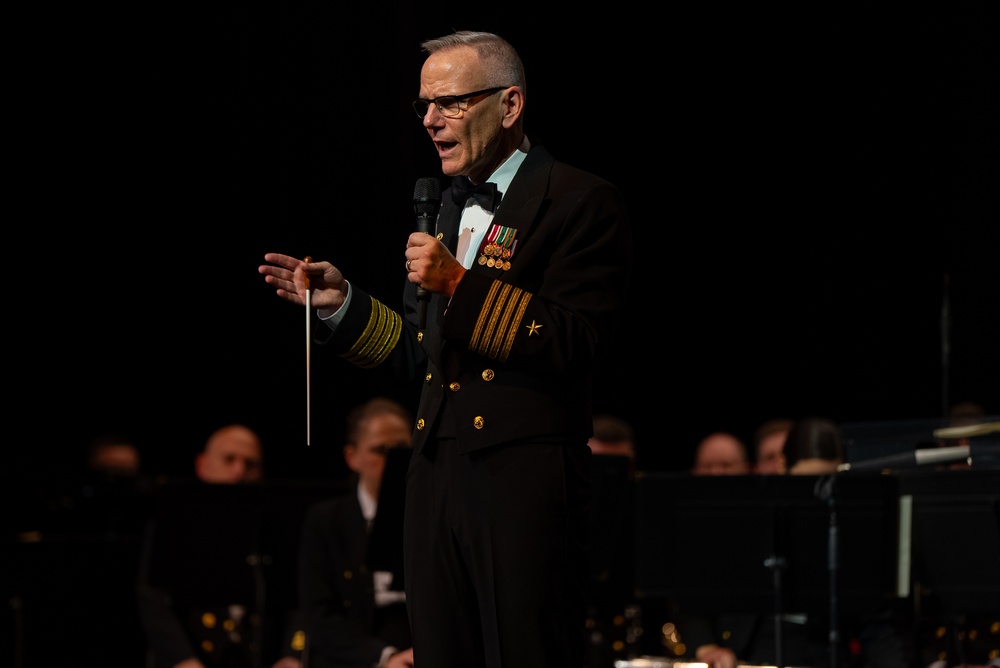 United States Navy Band performs at Cedar Park High School Performing Arts Center