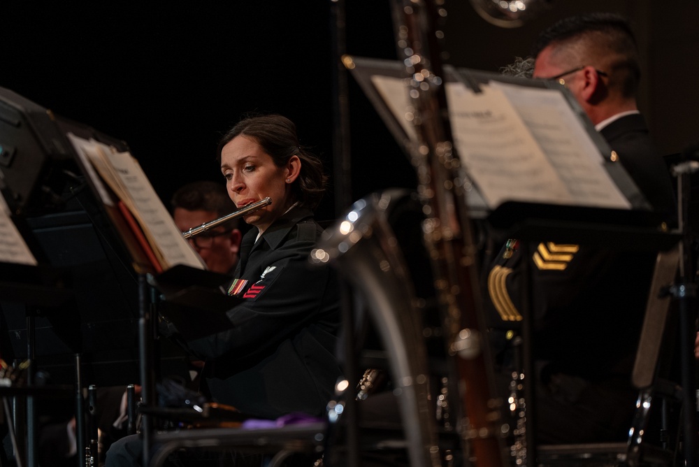 United States Navy Band performs at Cedar Park High School Performing Arts Center