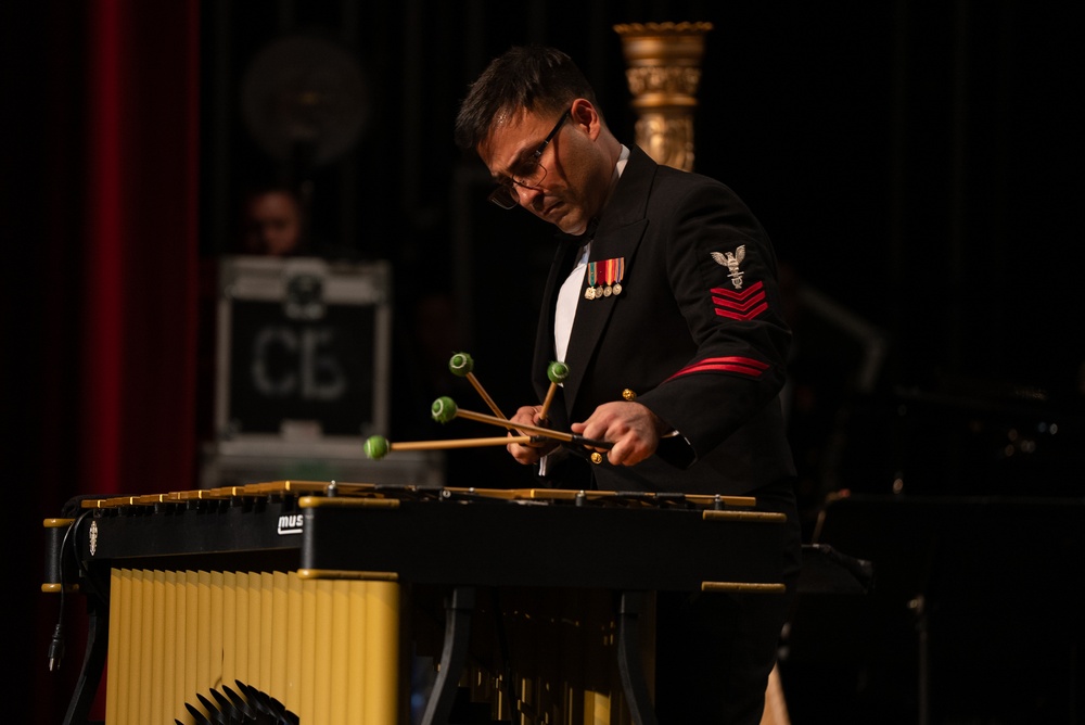 United States Navy Band performs at Cedar Park High School Performing Arts Center