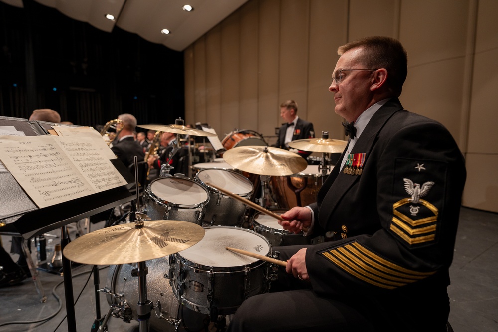 United States Navy Band performs at Cedar Park High School Performing Arts Center