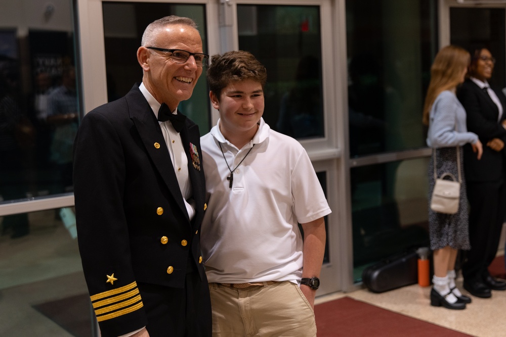 United States Navy Band performs at Cedar Park High School Performing Arts Center