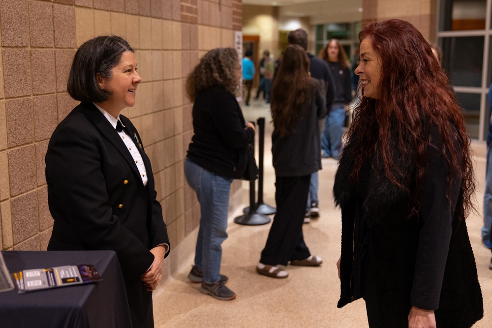 United States Navy Band performs at Cedar Park High School Performing Arts Center