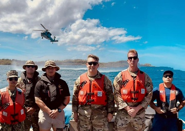 U.S. Coast Guard supports joint cast and recovery training in Guam