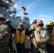 USS BATAAN AIR DEPARTMENT CONDUCTS FIRE DRILL