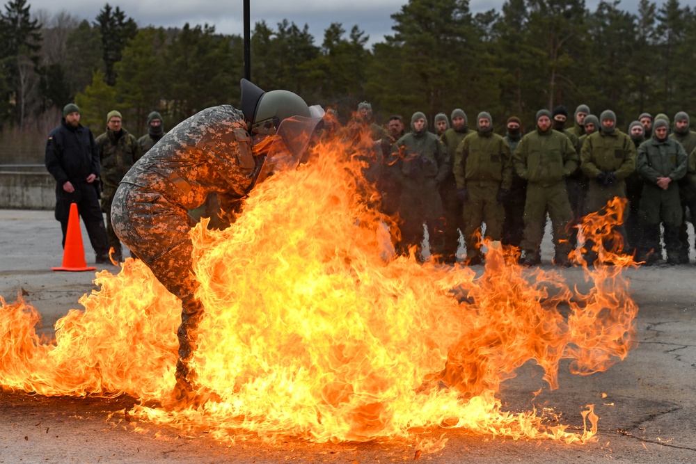 KFOR 33 Fire Phobia training