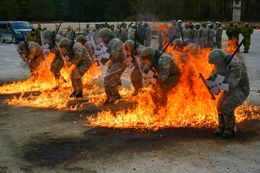 KFOR 33 Fire Phobia training