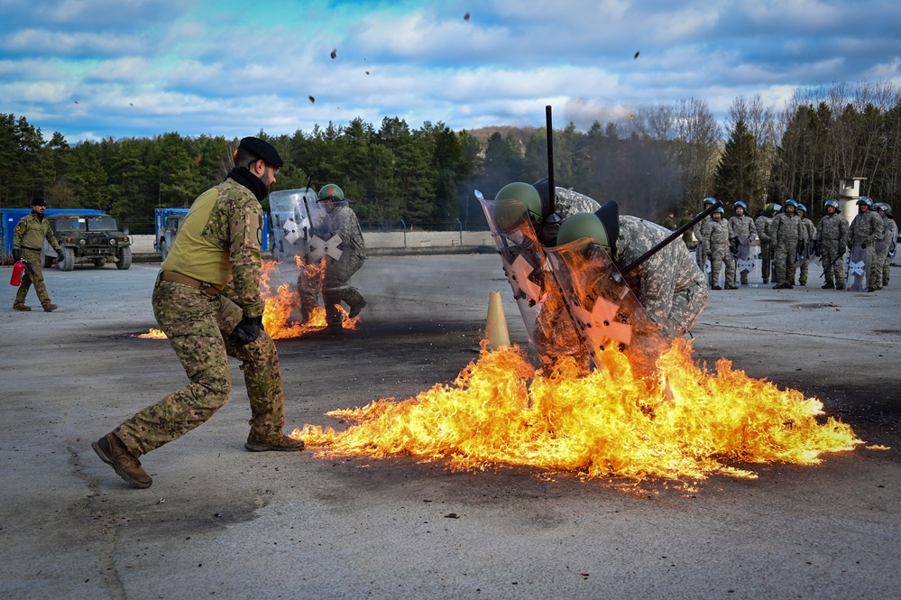 KFOR 33 Fire Phobia training