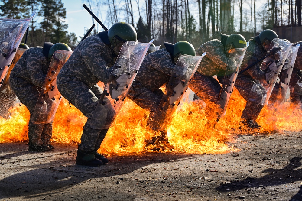 KFOR 33 Fire Phobia training