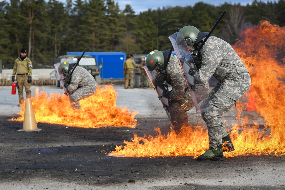 KFOR 33 Fire Phobia training