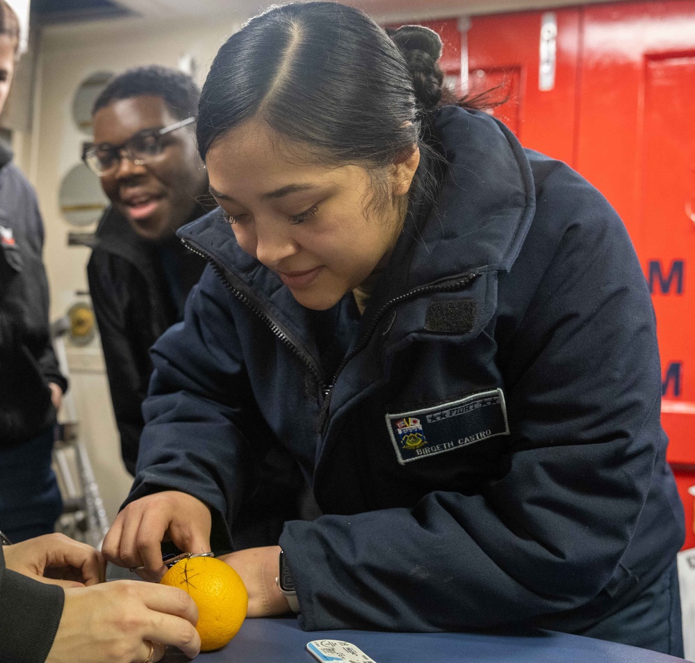 USS Dewey Medical Training