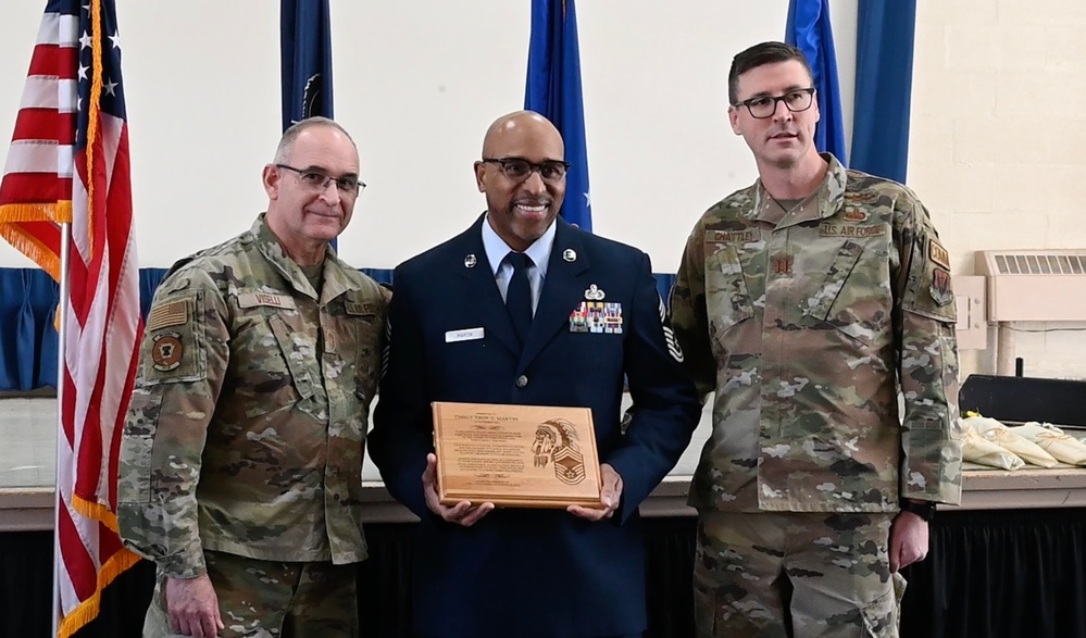 Martin promoted to Chief Master Sgt.