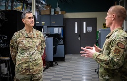 Lieutenant General Sasseville Visits 101st ARW Communications Squadron