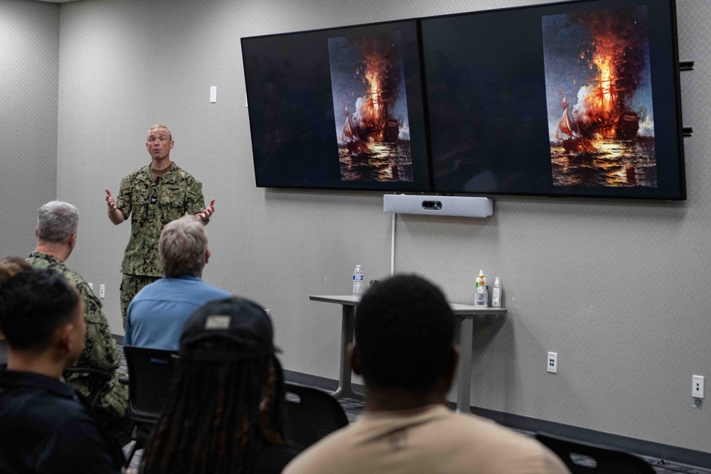 Naval Special Warfare conducts Schwedler's Fireside Chat