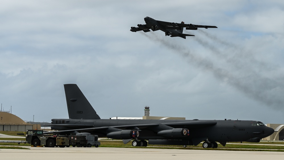 Bomber Task Force departs from Guam