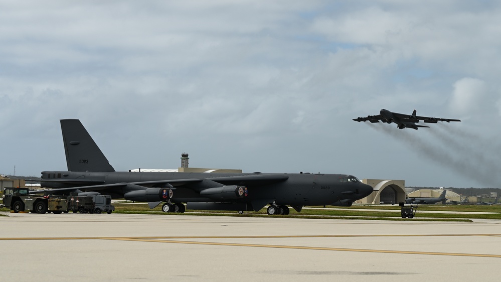 Bomber Task Force departs from Guam