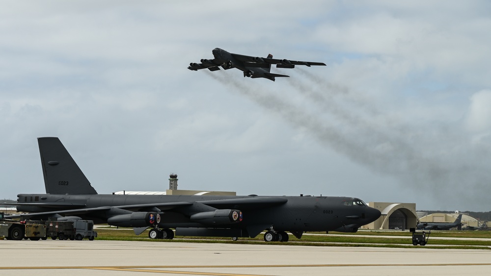 Bomber Task Force departs from Guam