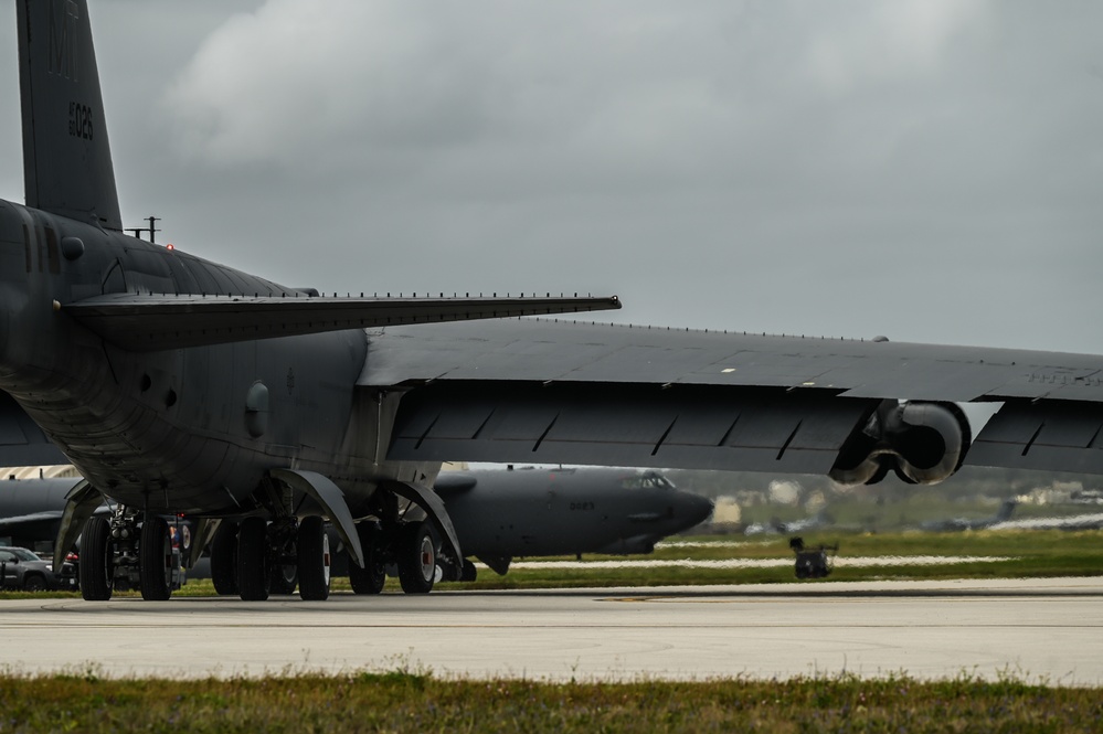 Bomber Task Force departs from Guam