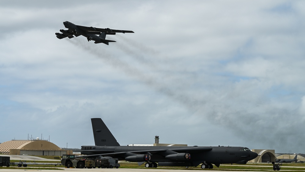 Bomber Task Force departs from Guam