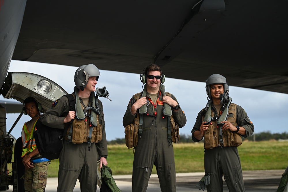 Bomber Task Force departs from Guam